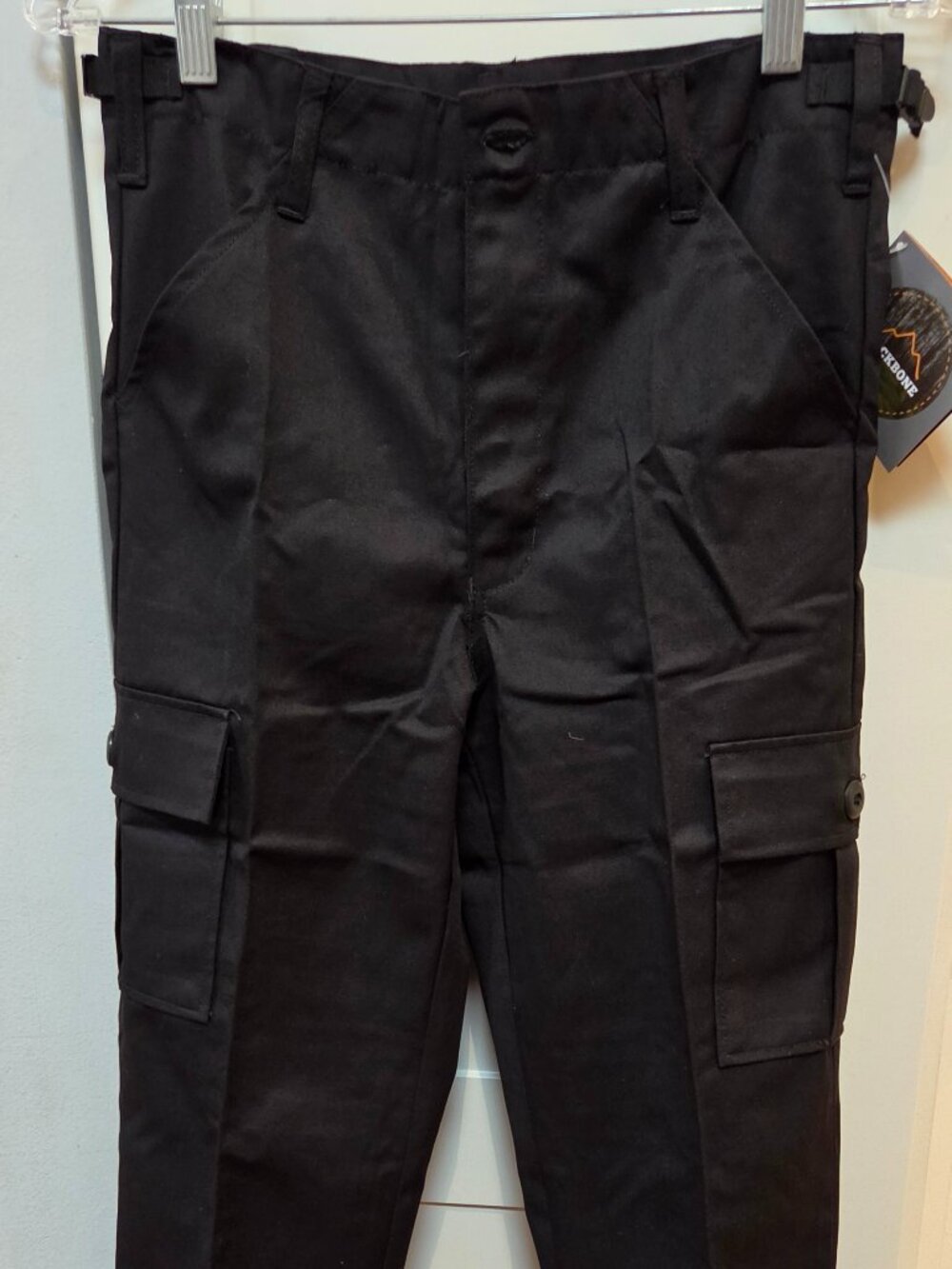 Tactical Cargo Pants for Kids in Black New Never Worn